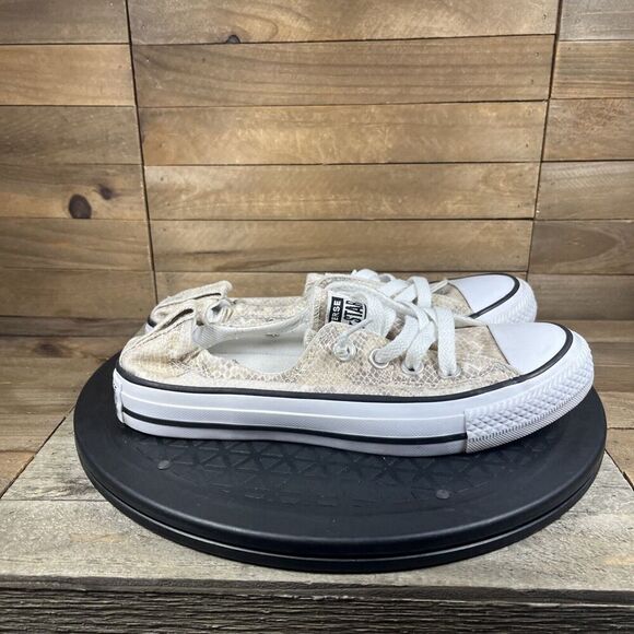 Converse Women's Size 6 CT AS Shoreline Snake Print Slip On Sneakers - Picture 1 of 10